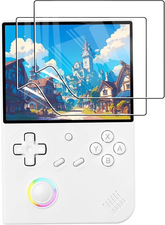 KUSINHOKA [2 Pack] Screen Protector for ANBERNIC RG40XXV,HD Scratch Resistant Sensitive No Bubbles Touch Sensitive PET Screen Protector Flim,Transparent