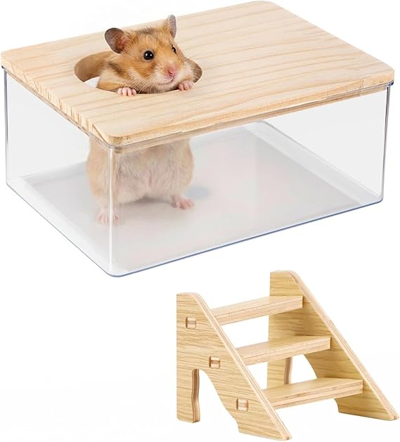 Hamster Sand Bath for Syrian Hamster Gerbil Sand Bath Hamster Toilet