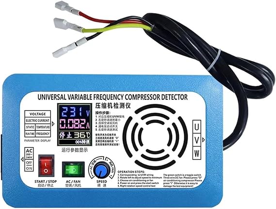 Refrigerator Compressor Inverter Board Tester Pulse Solenoid Valve Inverter Refrigerator Test Tool(1-3HP)