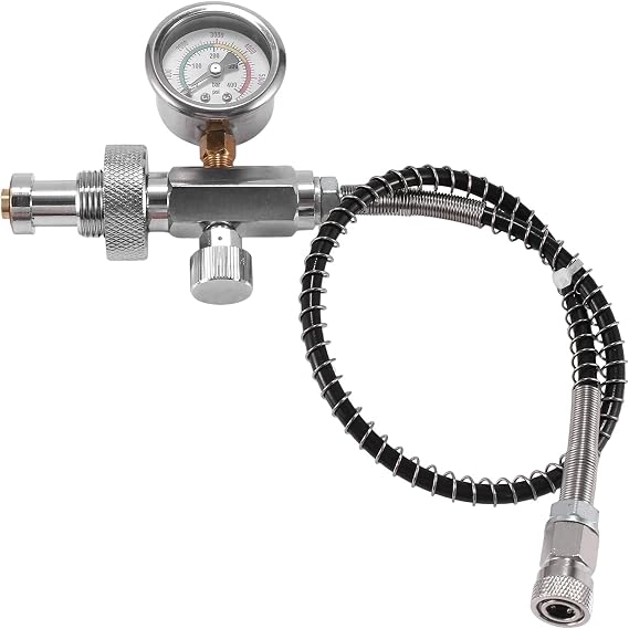 Fayrimi New Upgrade Fill Station Charging Adaptor Adaptor From Scuba Tank W/Din 232/300Bar Connector for PCP Air Refill