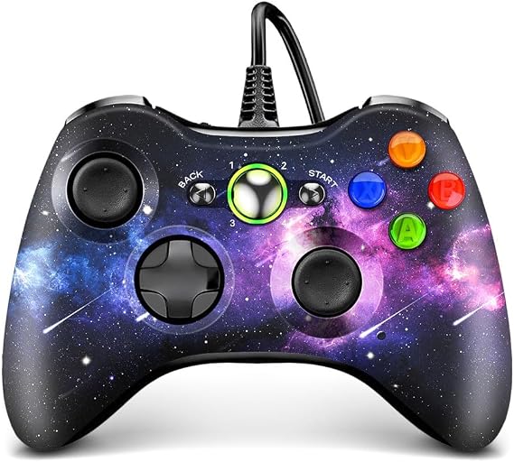 AceGamer Wired PC Controller for Xbox 360, Game Controller for Steam PC 360 with Dual-Vibration Compatible with Xbox 360 Slim and PC Windows 7,8,10,11