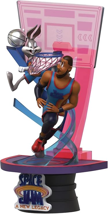 Beast Kingdom DS-069-Space Jam: A New Legacy-Bugs Bunny & Lebron James