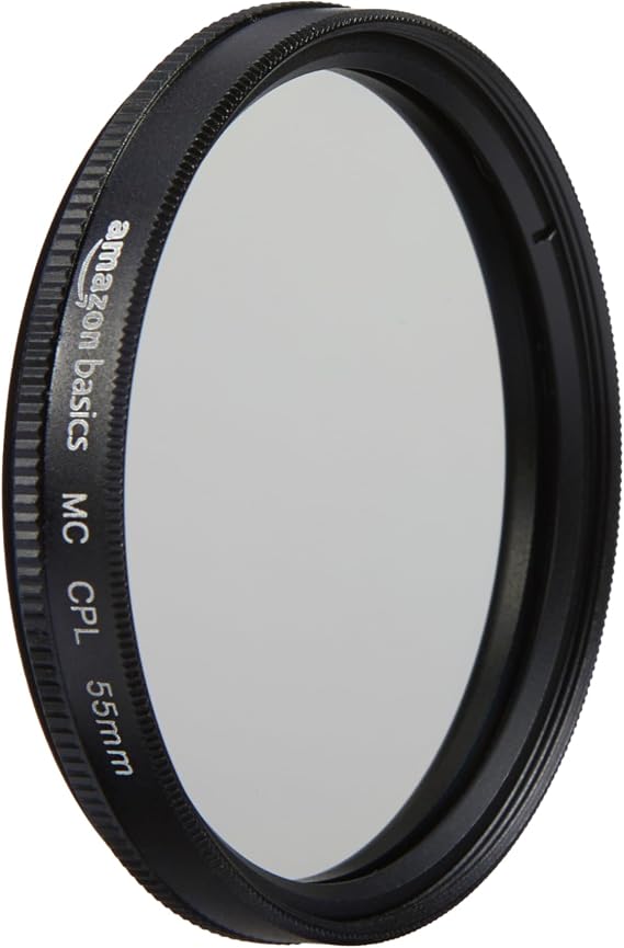 AmazonBasics Circular Polarizer Filter - 55 mm