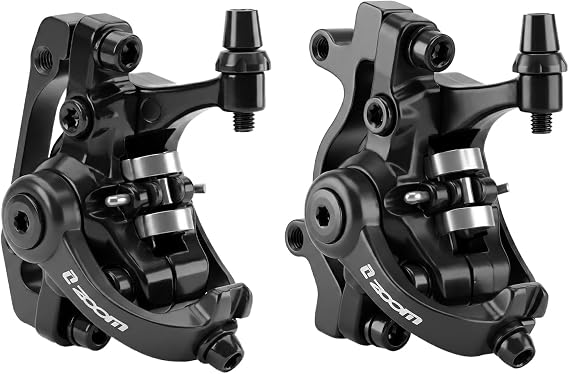 Zoom油圧ディスクブレーキキャリパー:DB-680 MTBバイクディスクブレーキフロント&リアキャリパーセット マウンテンバイク、ロードバイク、Eバイク用