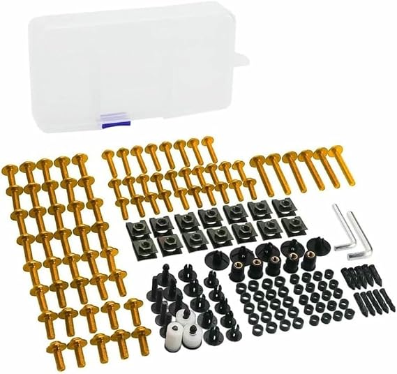 Motorcycle Complete Full Fairing Bolts Kit Bolts Kit Screws Washer Fastener Clips Steel Nuts 177PCS For YAMAHA MT09 MT07 MT10 MT01 MT25 MT03 MT15 MT125 MT 07 09 01 03 25 15 125 10