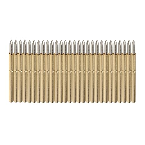 100pcs Spring Test Probe P75-B1 Spring Thimble Round Pogo Pin 3A Replacement for Testing PCB Gold Fingers Pads