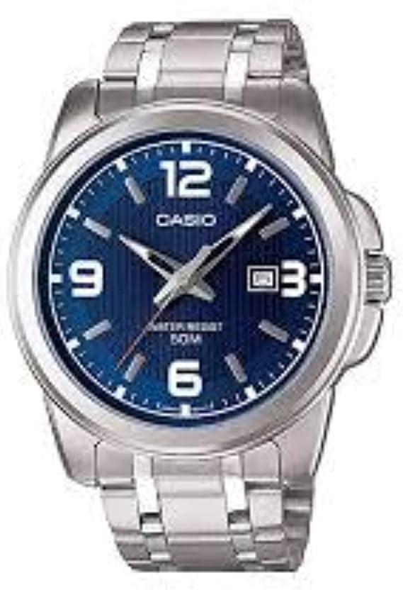 Casio Erkekler için Paslanmaz Çelik İzle [Mtp-1314D-2Av], Analog Ekran, paslanmaz çelik, gündelik