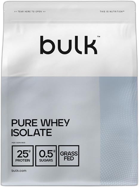 Bulk Pure Whey Protein Isolate Protein Powder Vanilla 1 kg Packaging May Vary
