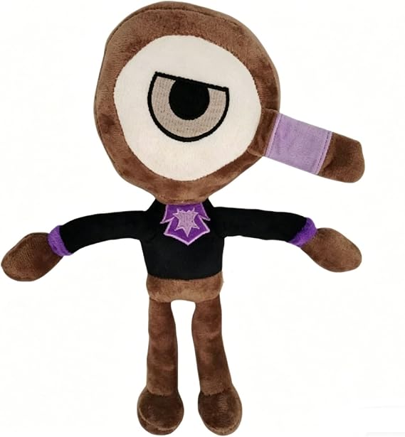 Dandy's World Plush, 10.6 inch Squirm from Dandys World Plushies Toys, Soft Stuffed Figure Doll for Fans, Stuffed Horror Game Figure Toy for Kids Boys Girls and Adult (Rodger)