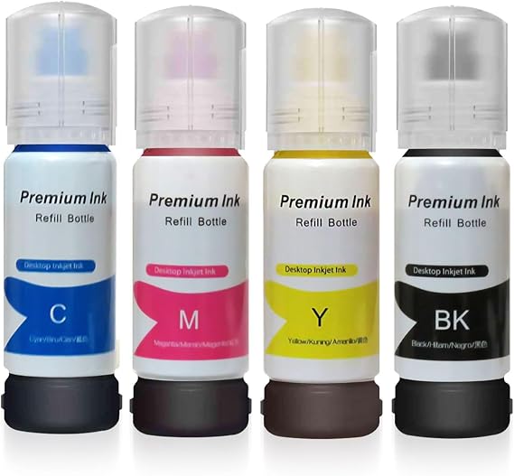 Photoink Plus L Serisi Mürekkepleri, Epson 103 Uyumlu 4 Renk +1 Siyah Takim Photoink Mürekkep -L1210-L1250-L3210-L3211-L3250-L3251-L3256-L3260-L5290-L5296