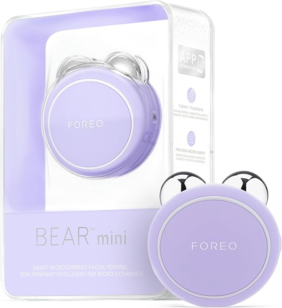 FOREO BEAR™ Mini Bölgesel Microcurrent Yüz Sıkılaştırma Cihazı, Lavender