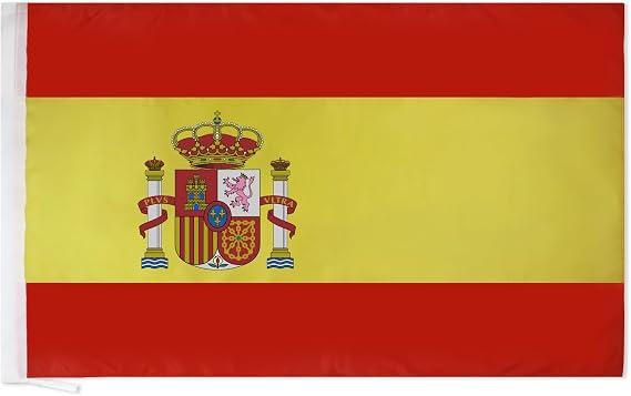 AZ FLAG Spain Flag 150x90 cm Spanish Light Polyester Pole Sleeve