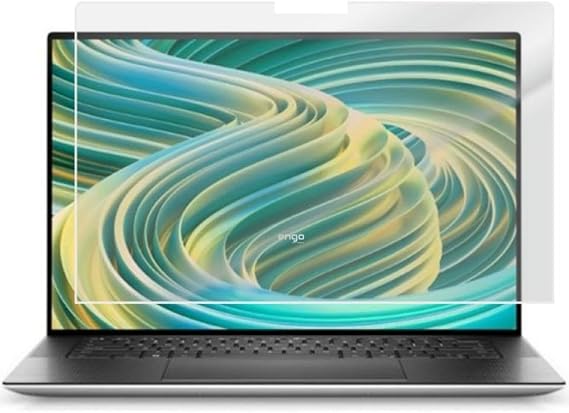 Engo Dell Xps 15 9500 15.6 İnç İle Uyumlu Mat Ekran Koruyucu Notebook, Yansıma Ve Parlama Önleyici Parmak İzi Bırakmayan Laptop Koruma, 9H Temperli Kırılmaz Esnek Nano Cam