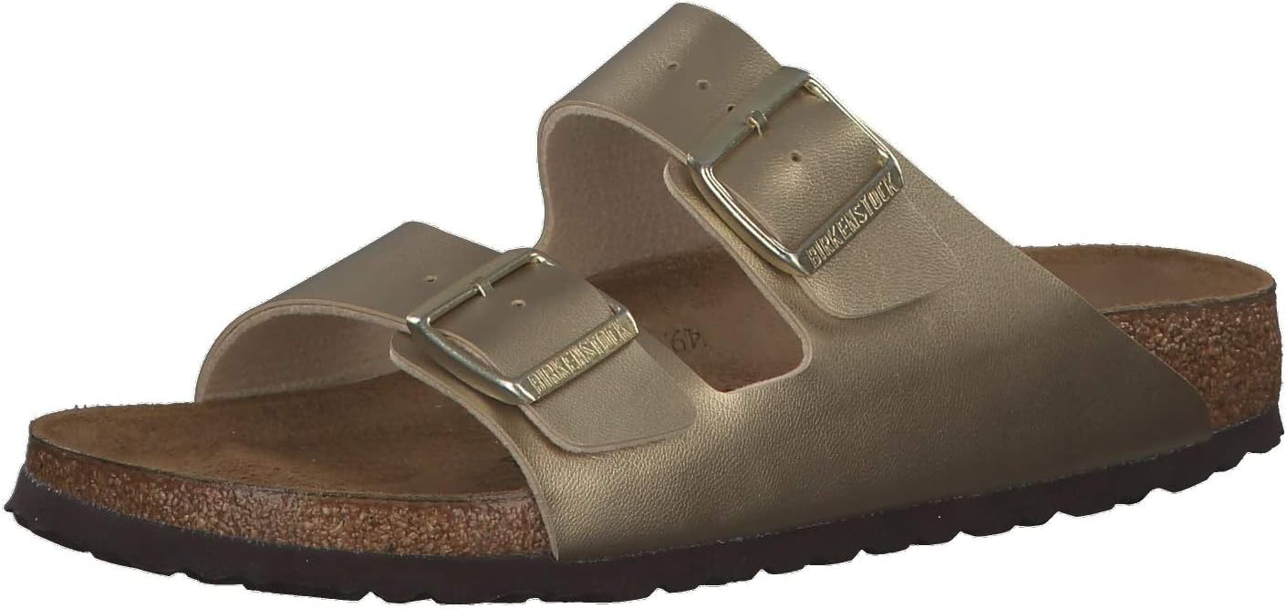 Birkenstock Sandales Arizona Birko-flor® Gold, Women's Sandal