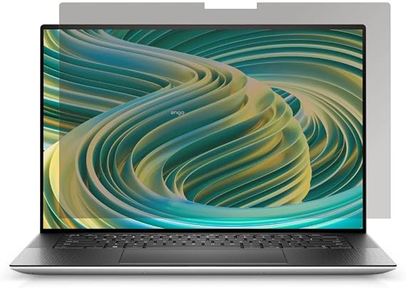 Engo Dell Xps 15 9500 15.6 İnç İle Uyumlu Hayalet Ekran Koruyucu Notebook, Yandan Görünmeyen Anti-Spy Gizlilik (Privacy) Laptop Koruması, 9H Temperli Nano Kırılmaz Esnek Cam, Parlama Önleyici
