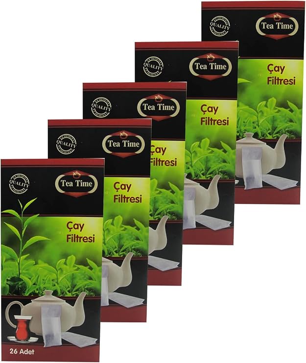 Tea Time Çay Filtresi Büyük Boy (130 Adet Filtre - Poşet)
