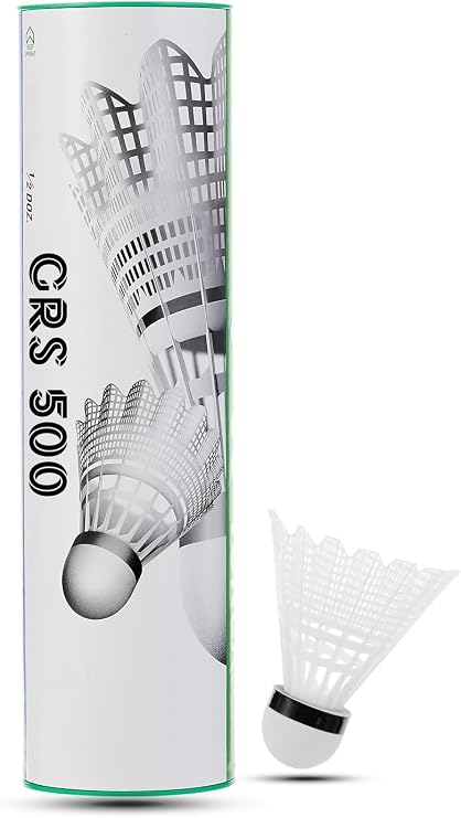 YANYU Badminton Topu 300 6Lı,Beyaz Tek Ebat