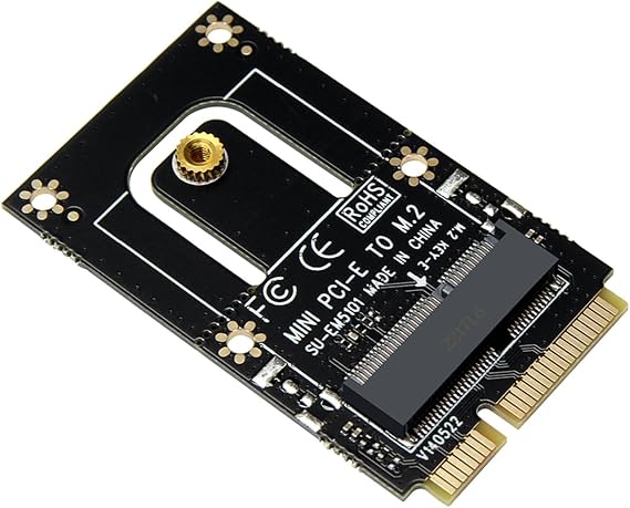 M.2 Wifi アダプター M2 A+E から PCie Express Wifi カードへ