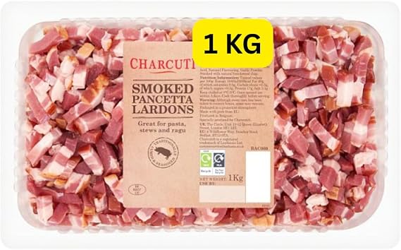 Smoked Pancetta Lardons, Bacon, 1kg (1x1KG)