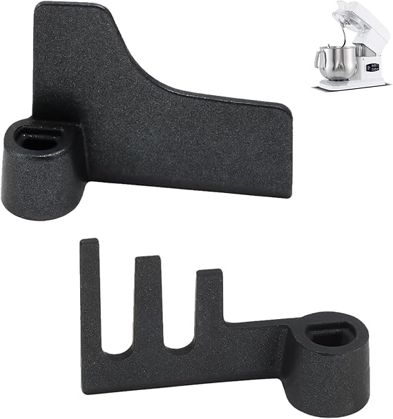 2 Pack Bread Maker Paddle for Panasonic SD2500 SD2501 SD2510 SD2511 SD256 SD257 SD255 SD-ZB2502, Flat and Rye Kneading Blade Set Teflon Coated Bread Machine Replacement Part Dough Mixer Accessory