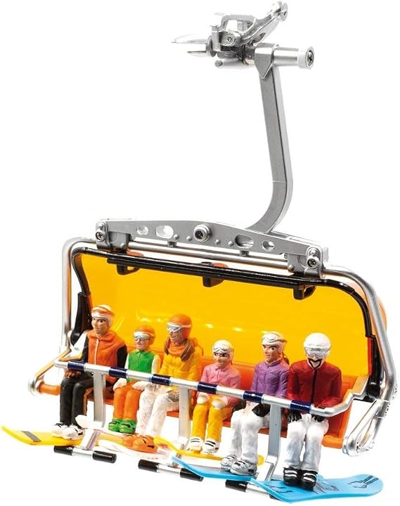 Jaegerndorfer JaegerndorferJC54500 Sitting Figures with Head Snowboards (6-Piece)