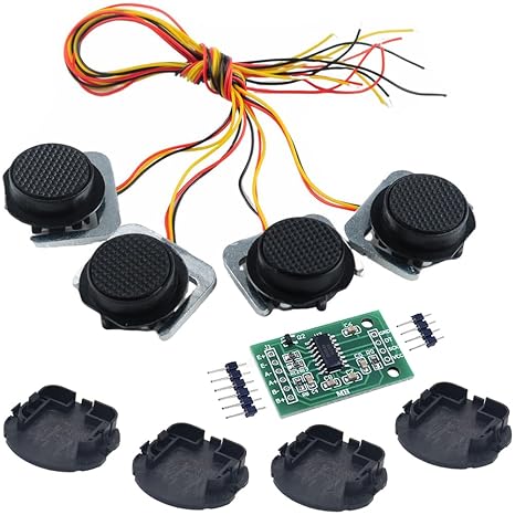 DIYmalls Weight Sensor 50kg Load Cell Half-bridge w/Bracket + HX711 Module