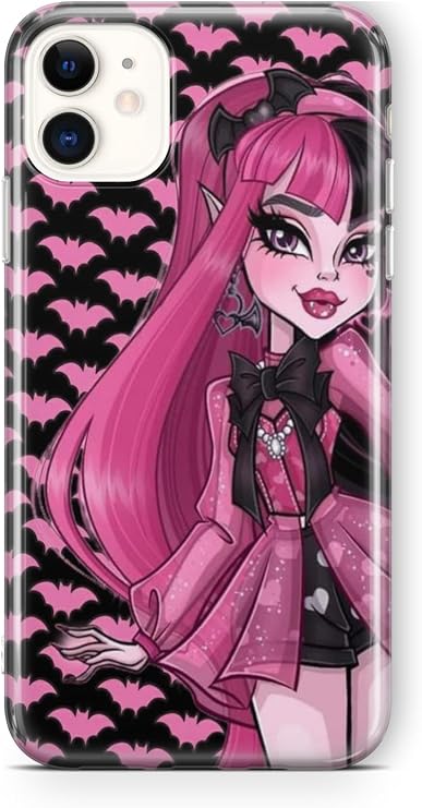 Multitronic iPhone 11 Uyumlu Draculaura Tasarım Baskılı Şeffaf Kılıf