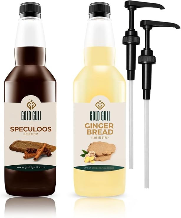 Speculoos & Ginger Bread Aromalı Kahve & Meyve Şurubu 2 x 700 ml.