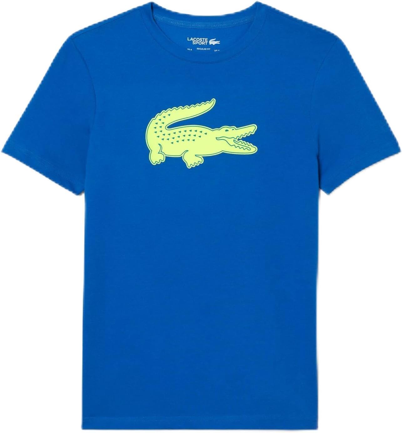 Lacoste Men's TH2042 T-Shirt Crew Neck Men's Logo Print Tee Regular Fit