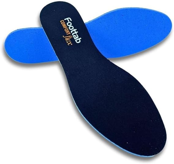 Üstü Tekstil, Altı Poliüreten Dolgulu, Yumuşak, Hafif, İnce Tabanlık, Düz Ayakkabı Tabanlığı(ComfortFlex) (Siyah, 39-40)