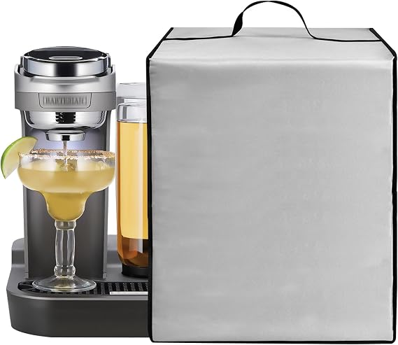 Margarita Maker Dust Cover for Bartesian Duet Cocktail Machine,Heavy Duty Waterproof Protective Cocktail Machine Cover Case for Bartesian Professional Cocktail Machine (Silver)