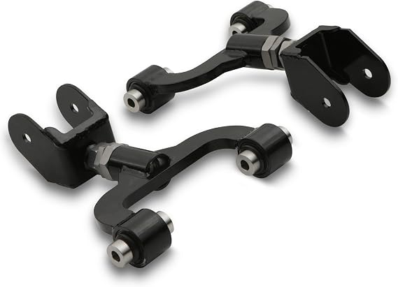 Black Adjustable Rear Upper Control Arms Compatible with Mazda MX5 MX-5 Miata NA MK1 / NB MK2 1.6 1.8 1989-2001