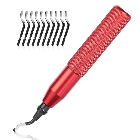 flintronic Tooling Deburring Tool Kit, Aluminum Alloy Hand Deburring Tool