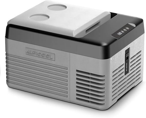 Alpicool CL9 9L Compressor Car Fridge Freezer, Portable Camping Fridge