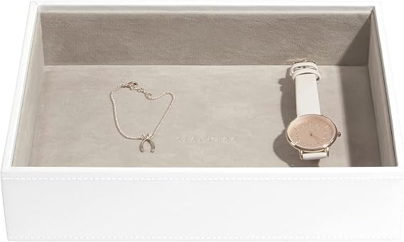 Stackers White Classic Medium Jewellery Box Chunky Jewellery Layer