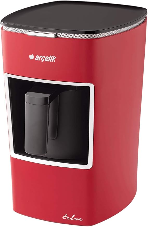 Arçelik K-3300 Telve Türk Kahve Makinesi-Kırmızı