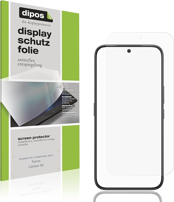 dipos 4x Matte Screen Protector for Tecno Camon 50