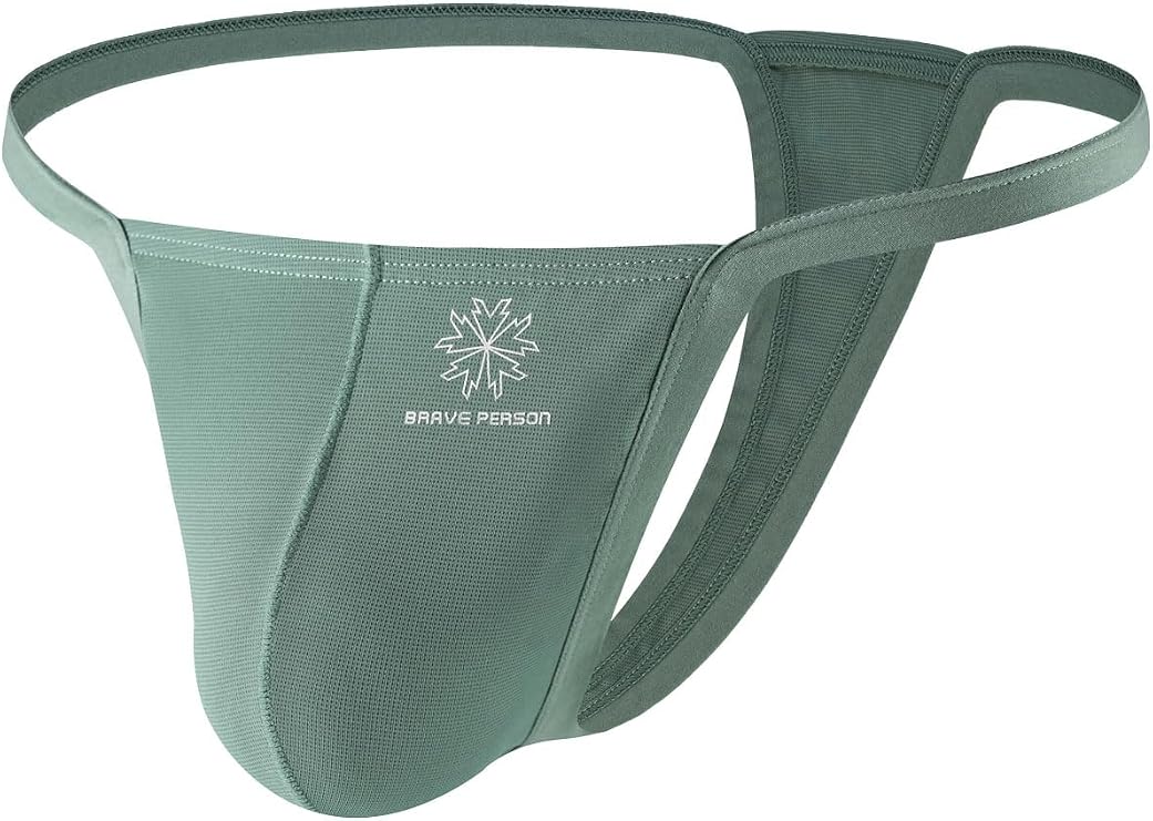Summer Code Mens Thong Comfortable T-Back Moisture Wicking Panties