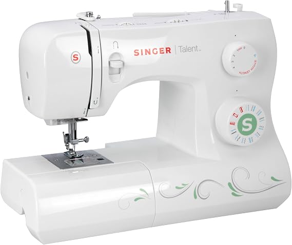 Singer 3221 Simple Sewing Machine, White
