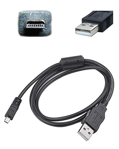 Replacement UC-E6 UC-E16 UC-E17 UC-E23 for Nikon Coolpix Charger, for Nikon CoolPix charger cable, for Nikon Coolpix Charging Cord for S3100 S3000 S6300 S570 S3500 S6500