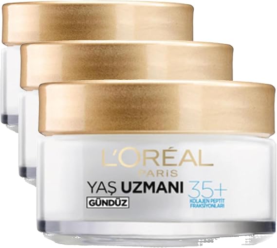 L'Oreal Paris Yaş Uzmanı 30+ Kırışıklık Karşıtı Nemlendirici Krem (3 paketi)