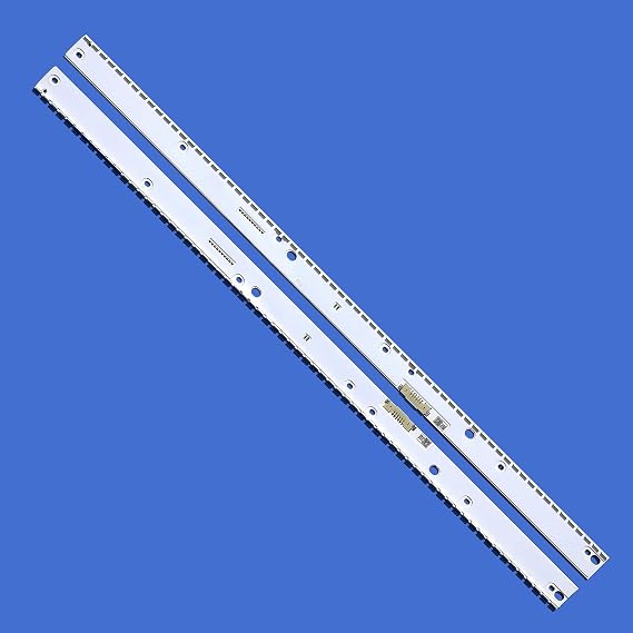 TV LED Backlight 2PCS LED Strip Light For Samsung UE55KU6670 UN55MU7000 UE55MU6400 UE55KU6500 BN96-39595A 39596A BN96-39601A 39602A easy to install
