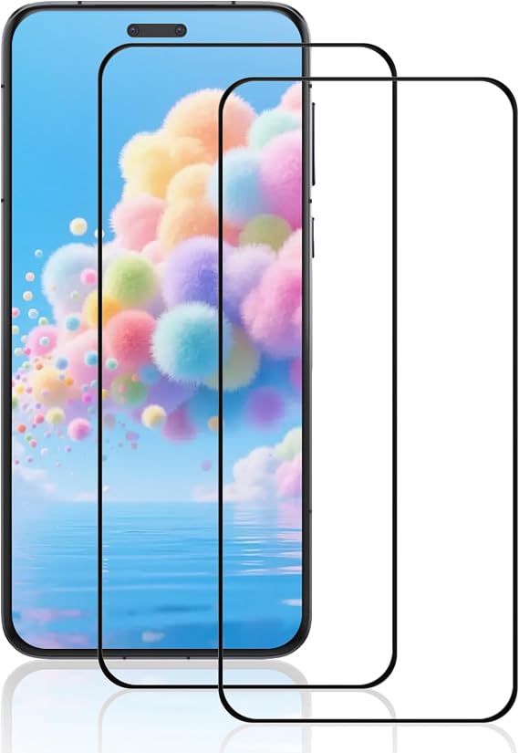 [2 Pack] Screen Protector for Honor Magic 7 Pro, Tempered Phone Glass [9H Hardness][3D Curved][Anti-Scratch] Saver Film