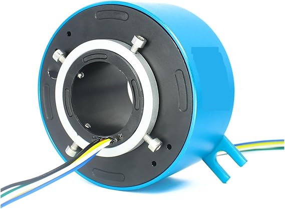 Through Bore Slip Ring Rotary Joint New through bore ID 40mm slip ring 6 wires/12 wires each 10A with OD 86mm senring(40X86mm 6CH 10A)