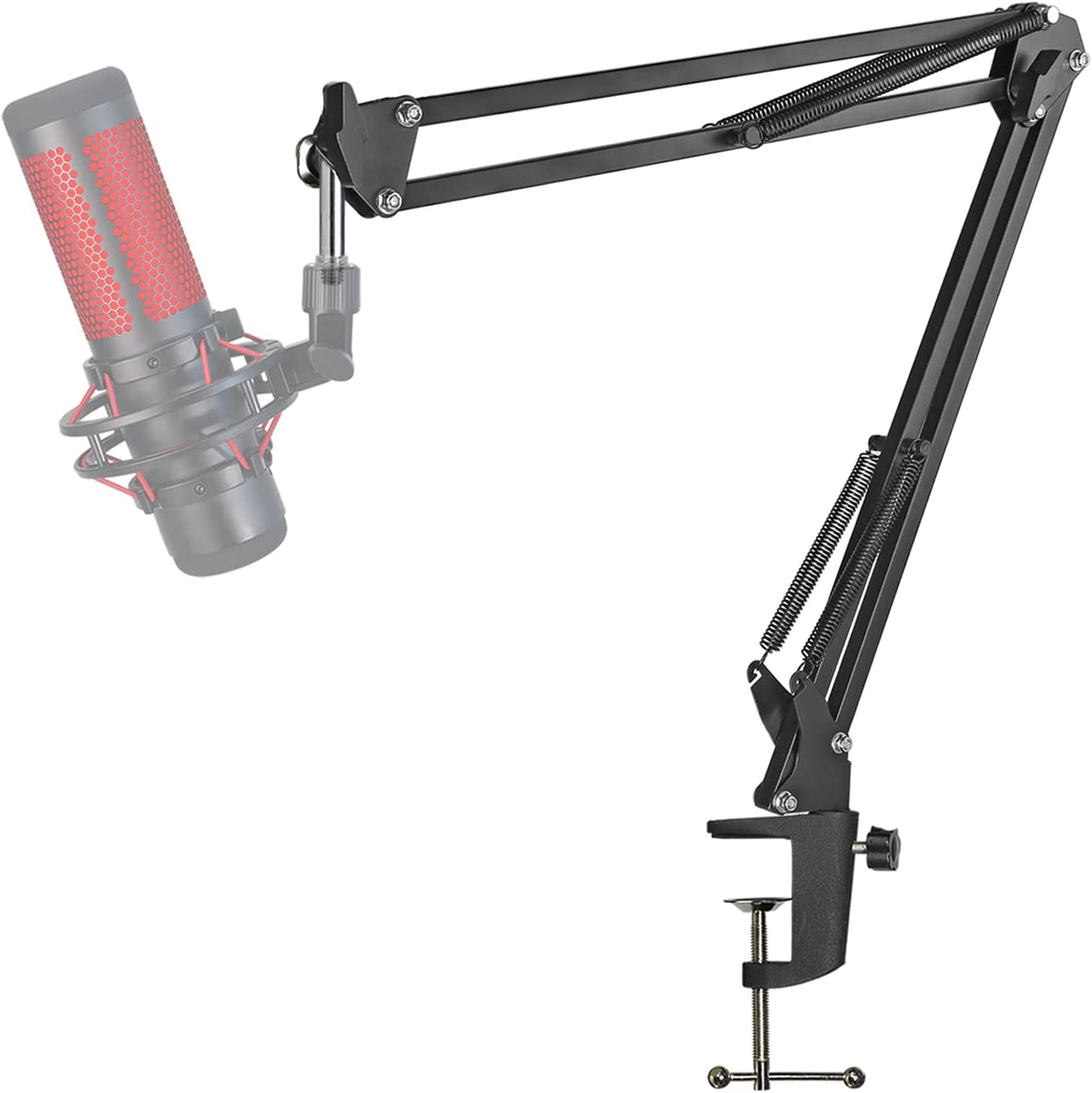 HyperX QuadCast Microphone Arm - YOUSHARES Universal Microphone Arm Compatible with HyperX QuadCast S2S Blue Yeti Rode PodMicNT-USB Fifine AM8 Razer Seiren V3 Mini for Streaming Gaming