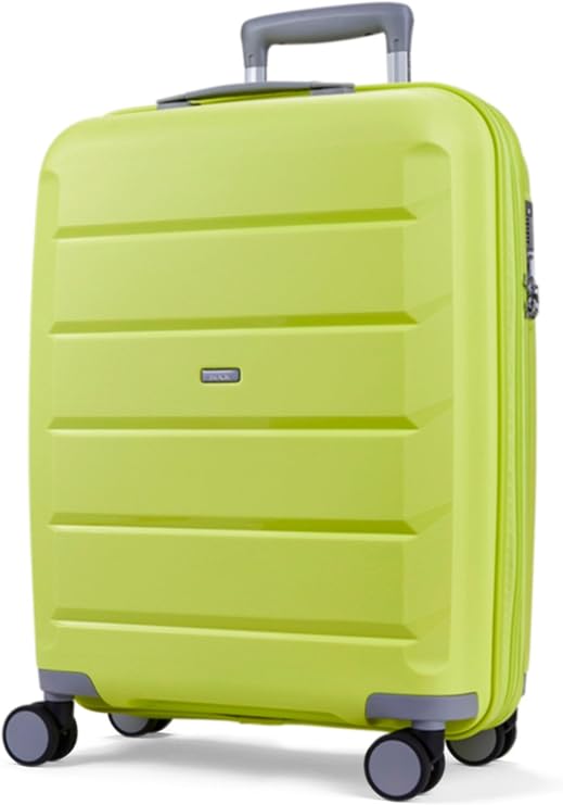 Rock Tulum Small 36/45L Expandable Hard Shell Suitcase - Lime Green