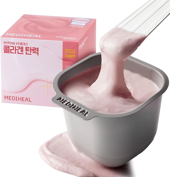 Mediheal Collagen Derma Modelling Pack, Hydrating Jelly Face Mask, DIY Home Spa Kit