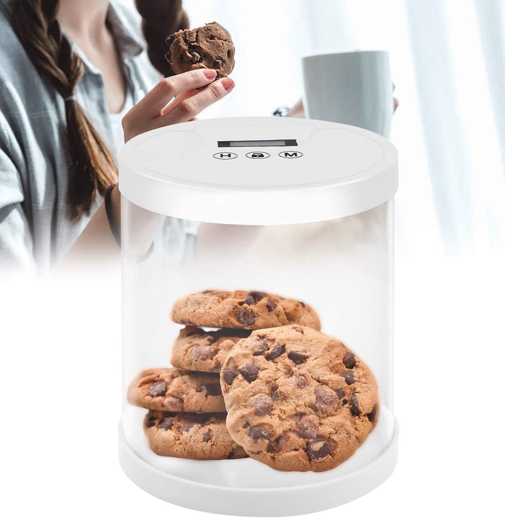 Multi-Purpose Timed Lock Box Kitchen Storage Container to Prevent And Control Mobile Phone Addiction, Prevent Excessive Smoking, And Properly Control Snacks M