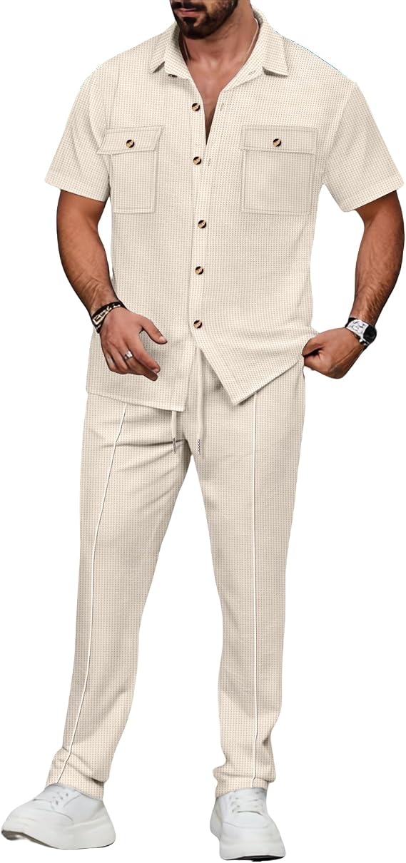 Men's Tracksuits Outfits Set 2 Piece Shorts Sleeve Jogging Suits Warm Up Sweatsuits Sweat Track Suits Sets