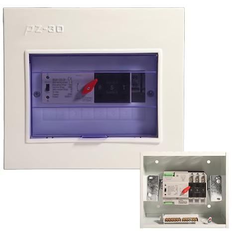 Dual Power Automatic/Manual Transfer Switch 3P 220V 100A